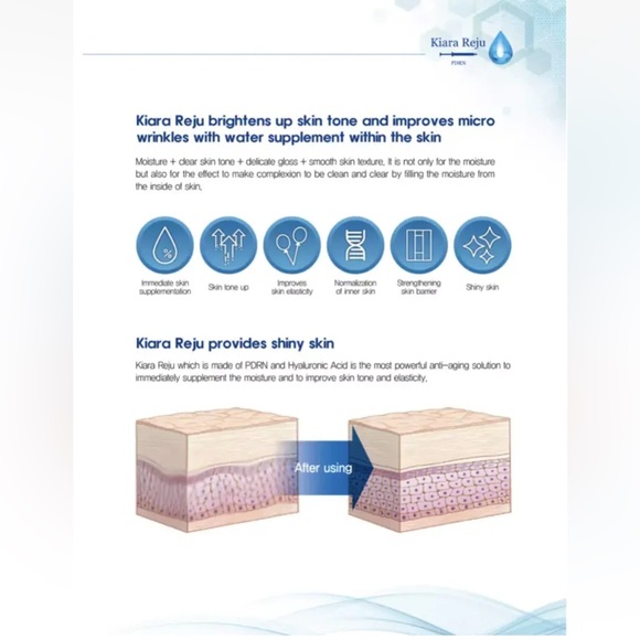 Skin Booster, Biorevitalizant. Help Produce Collagen,3 ampoulles/2.2ml each, - Picture 5 of 7